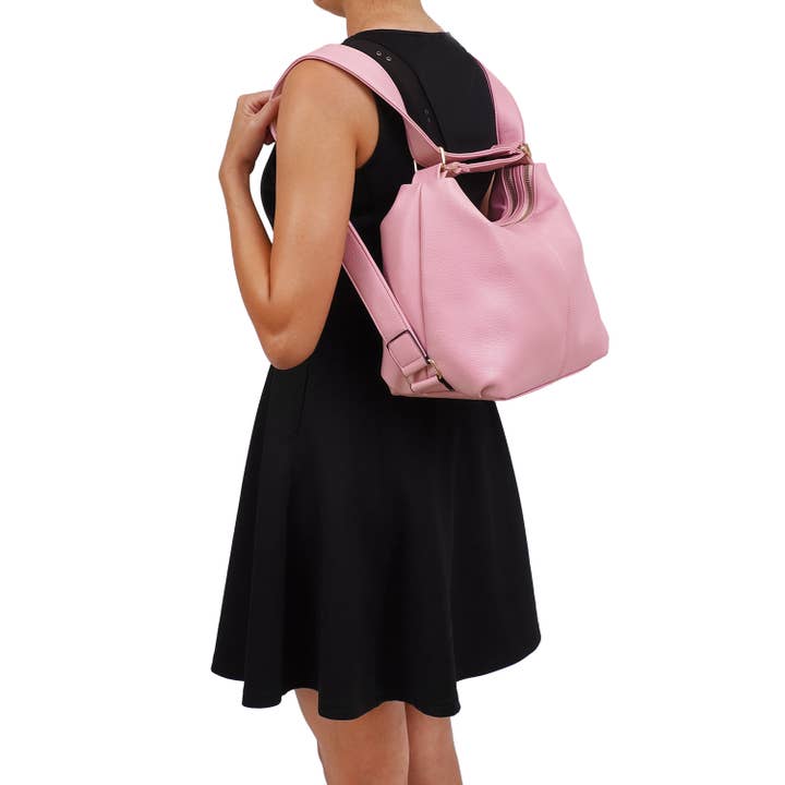 Mellow World - Wholesale Shoulder Bag - Women's - Judy Convertible Hobo/Backpack