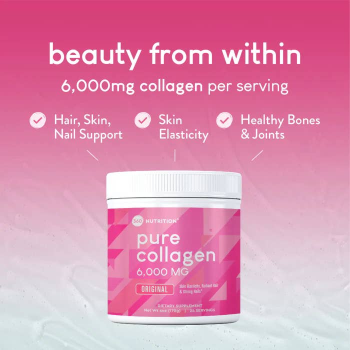 360 Nutriton - Wholesale Protein/Superfood Powder - Pure Collagen 6 oz2