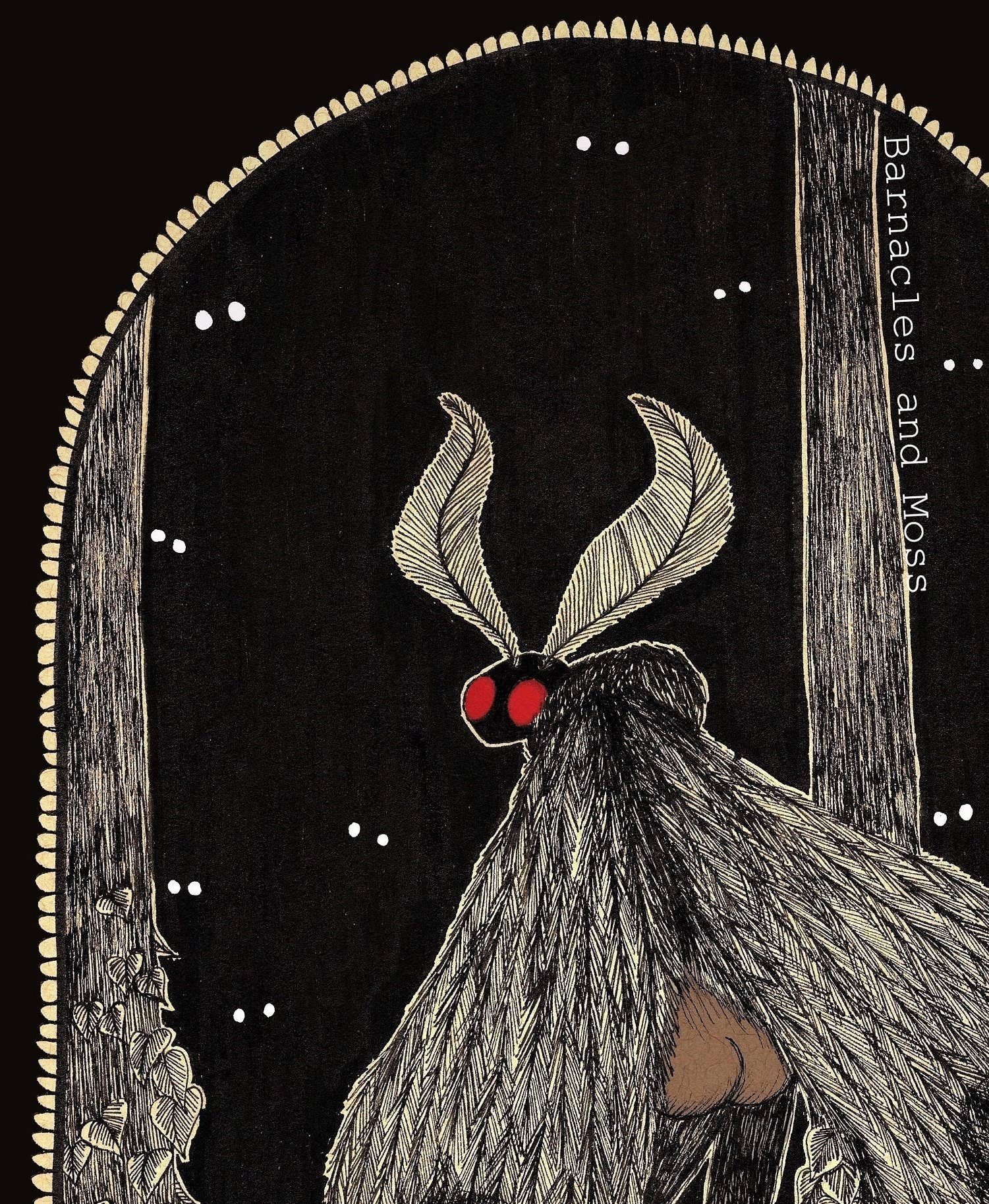 Barnacles and Moss - Wholesale Art Print - Mothman Booty Fine Art Print3