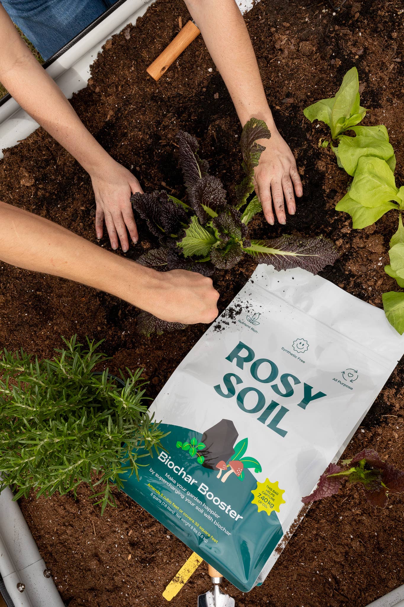 Rosy Soil - Wholesale Planting/Potting Soil - 8qt Biochar Booster2