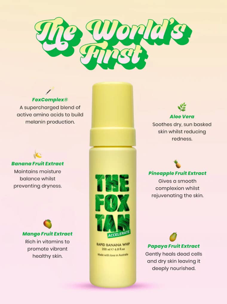 The Fox Tan – wholesale Self-tanner – Rapid Banana Whip 200ml3