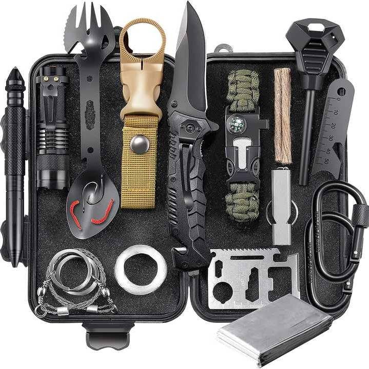 VIGOR – wholesale Pocket knife/holder – Survival Gear, Emergency Survival Kit and Equipment(10 Pack)