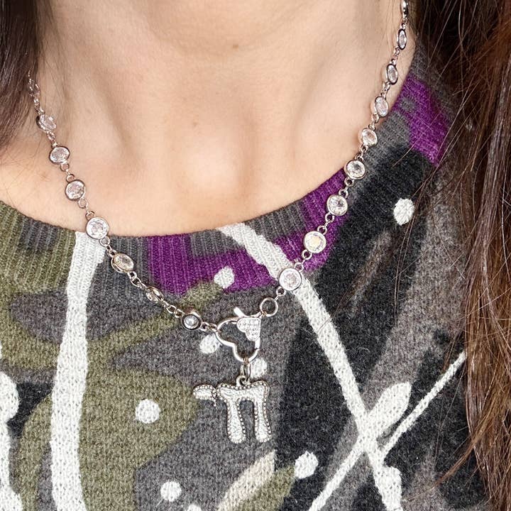 Love, Lisa - Wholesale Individual Charm/Pendant - Eternal Chai Charm Collection – Gold, Silver & Pavé Accents