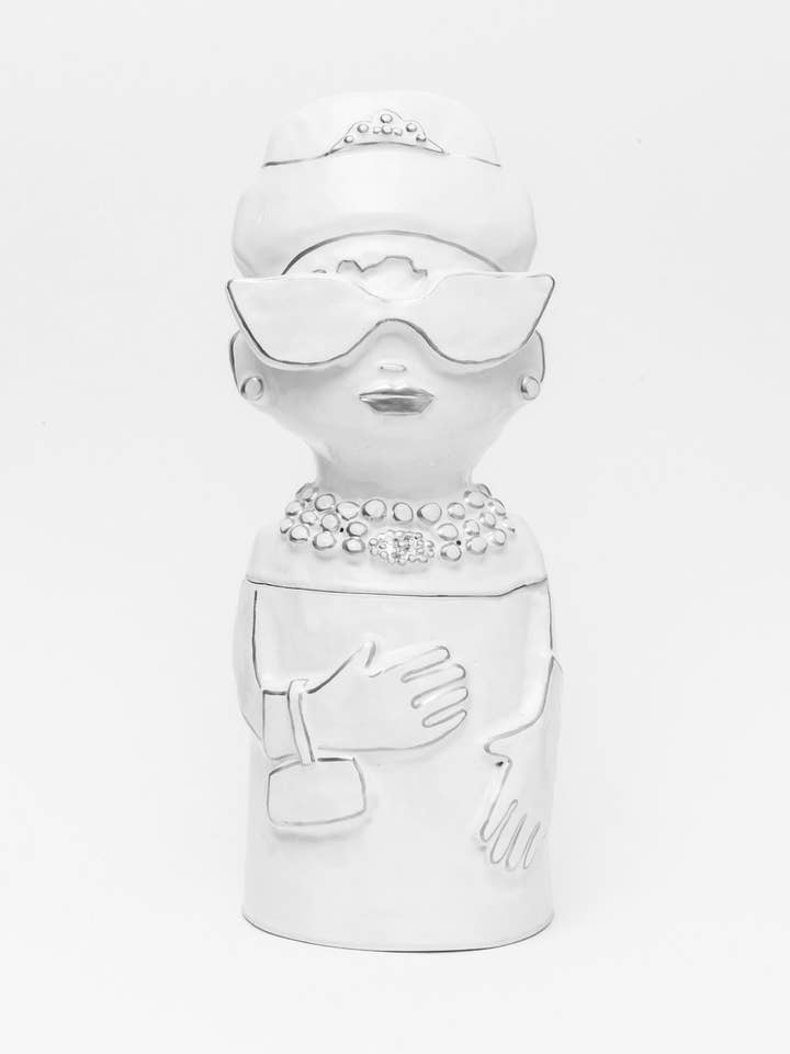 Audrey Cookie Jar for wholesale by Hazy Mae