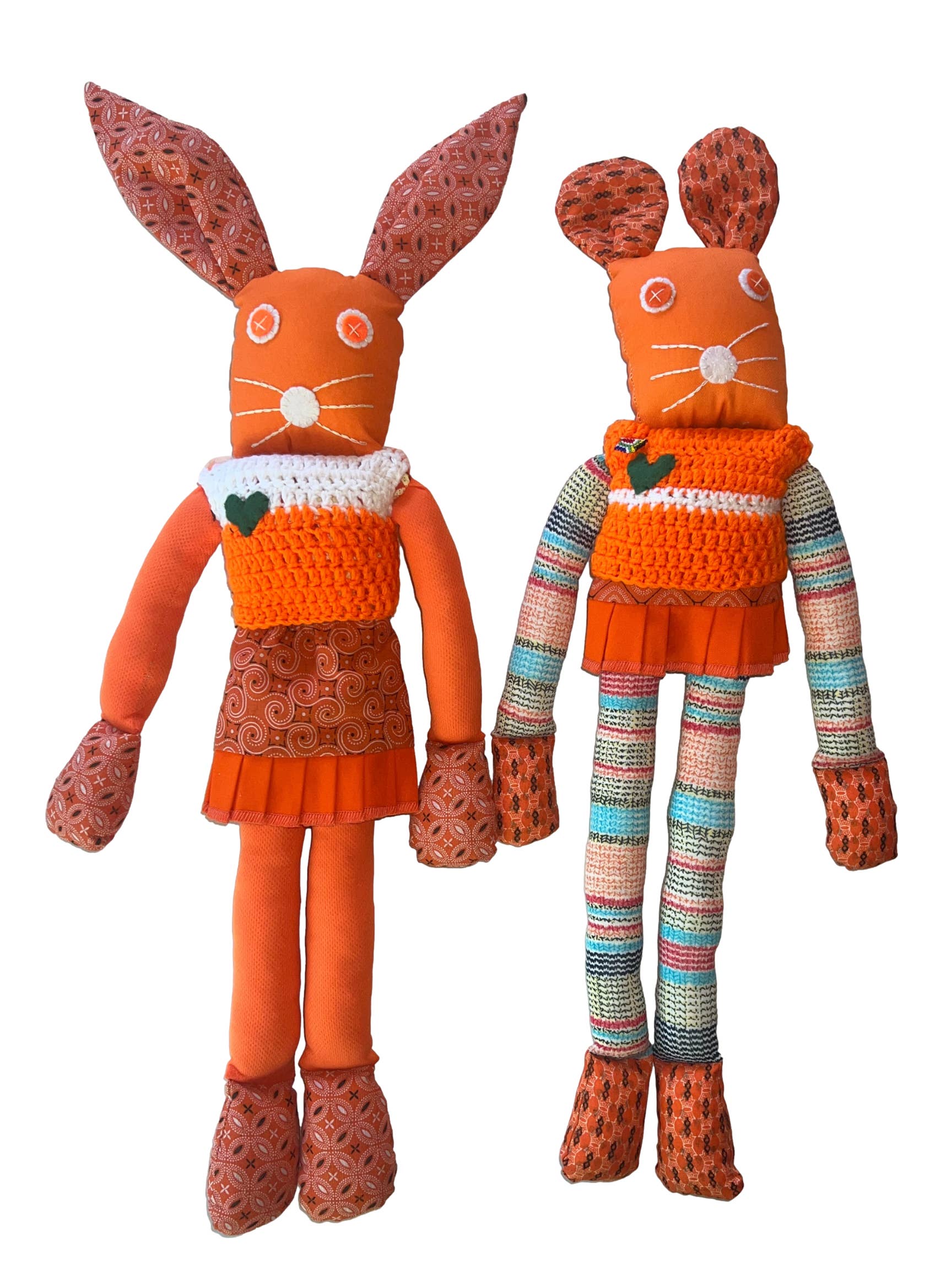 UNTIL THERES A CURE FOUNDATION - Wholesale Stuffed/Plush Toy - Kids & Baby - Handcrafted Large Orange Bunnykat - Bella Bun