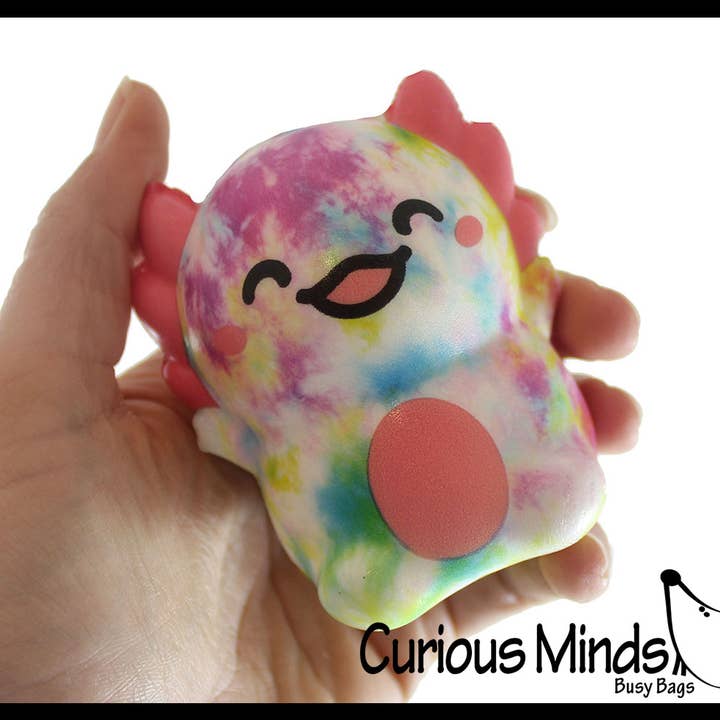 Curious Minds Toys – wholesale Squishy toy – Kids & Baby – 1 Small 3.25" Axolotl Slow Rise Squishy Toys - Memory Foam12