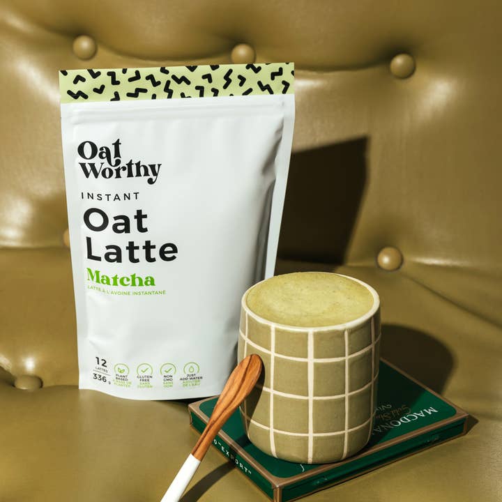Oatworthy – Mistura de bebidas por atacado – Latte de Aveia Instantâneo com Matcha1