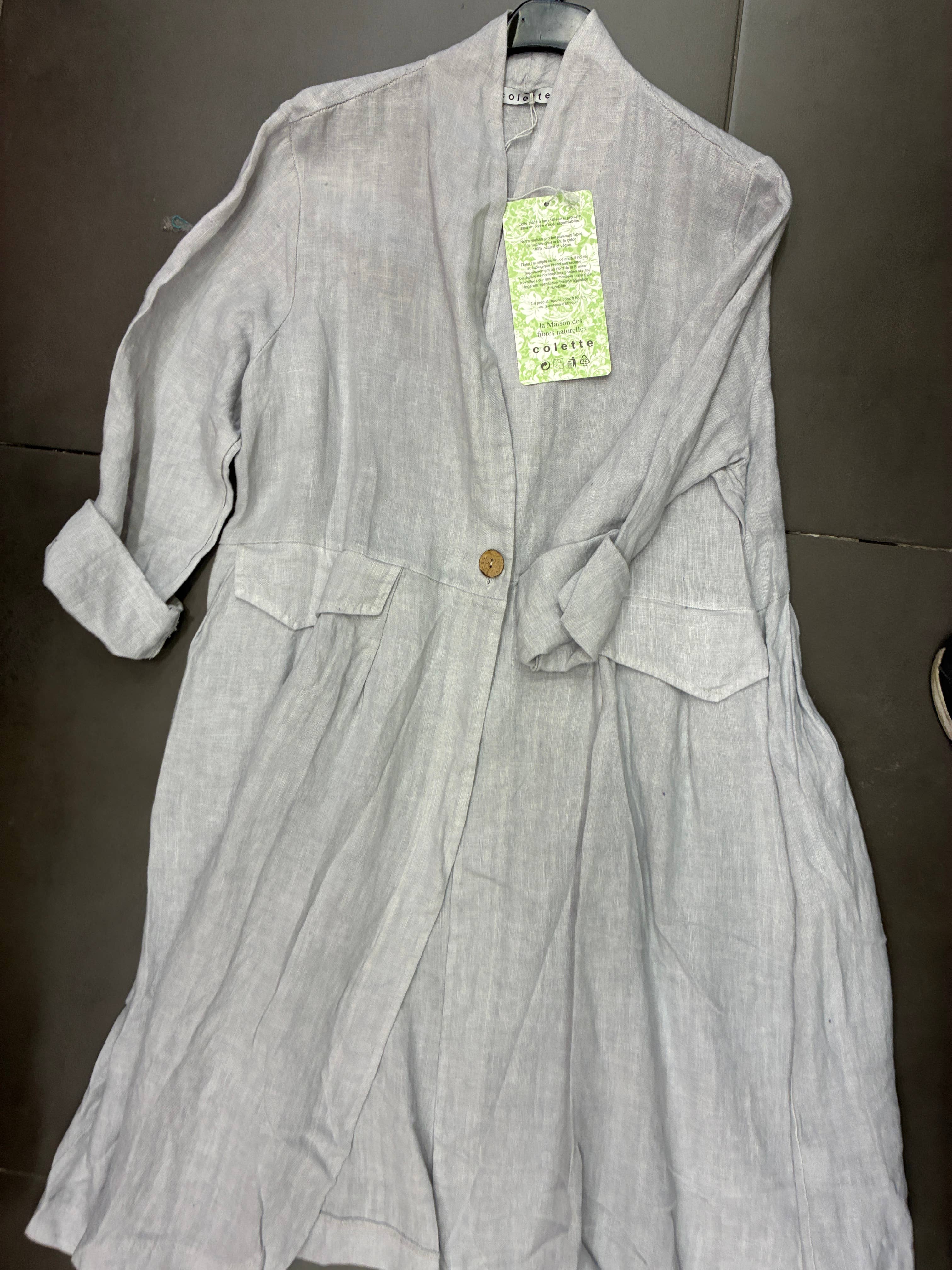 la maison des fibres naturelles - Wholesale Jacket - Women's - 62411 100% linen jacket made in Italy22