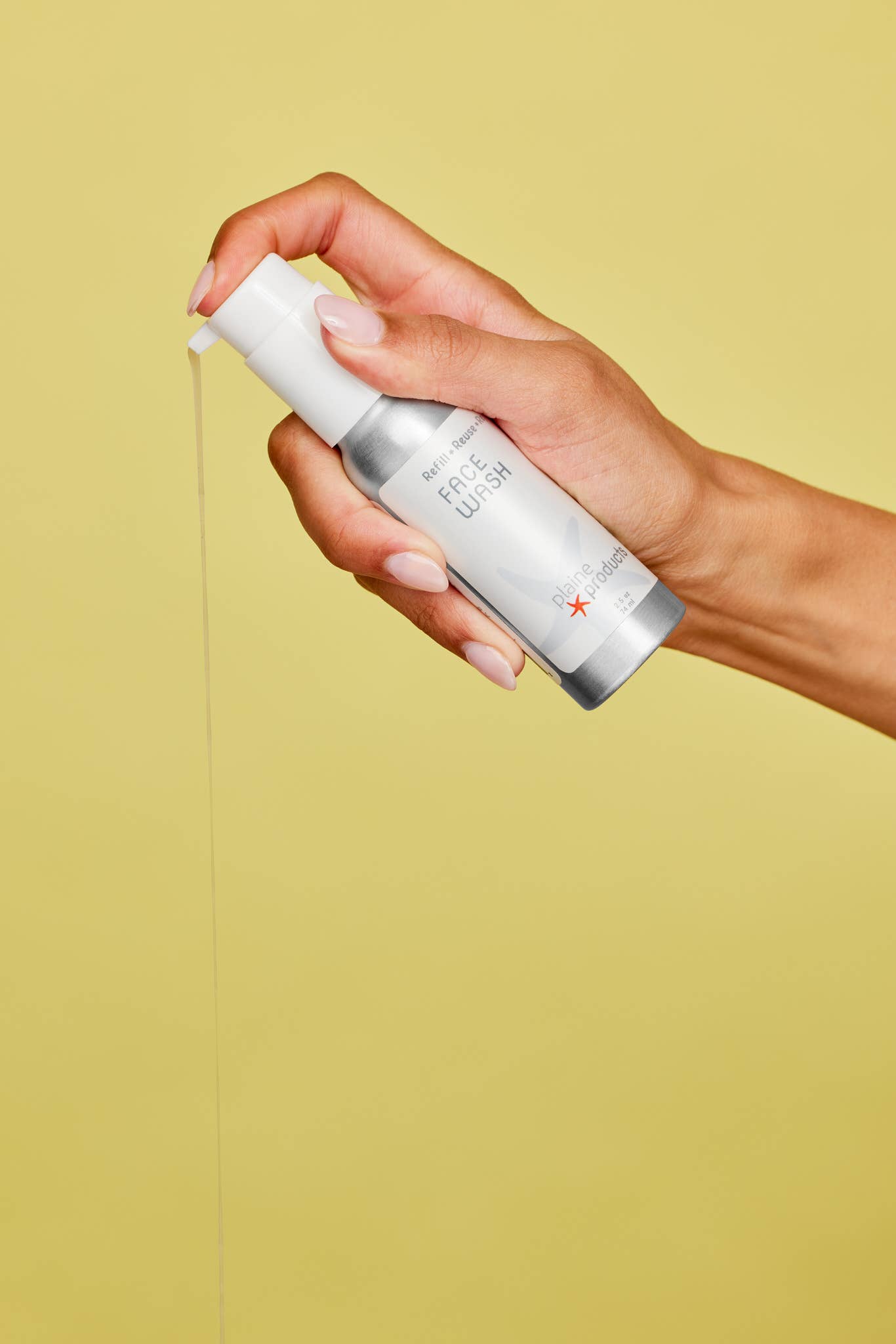 Plaine Products - Wholesale Facial Cleanser - Face Wash One Gallon Bulk (pump not included) Reusable  1