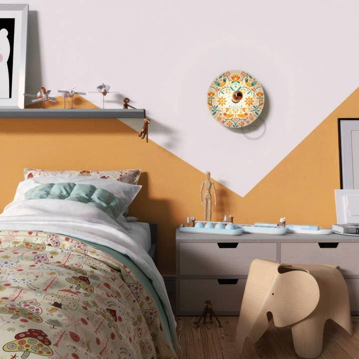 LIGHTINUP S.R.L. – wholesale Sconce – Ethnic Fermaluce with UFO lampshade in double-sided wood illustrated by4