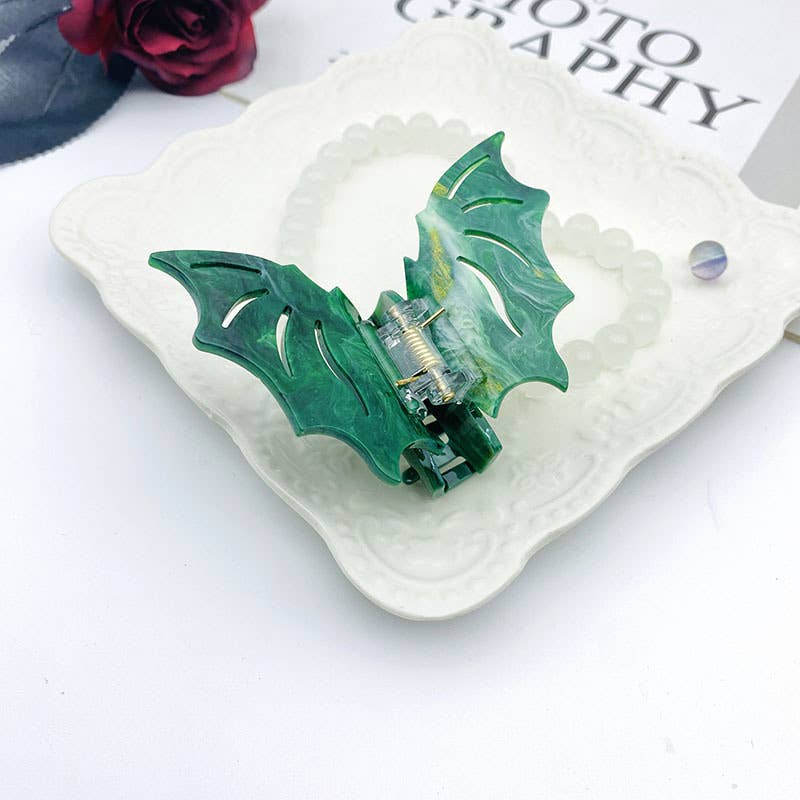 SoapElenGlen - Wholesale Hair Clip - Women's -  Colorful Bat Hair Clip, Halloween - Inspired Accessories8