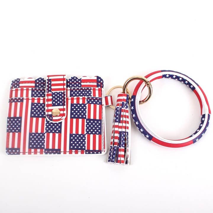 MiMi Wholesale - Wholesale Wallet - Women's - BB139x115 Various Pattern Bangle/Key-Chain/Wallet w/ ID Wind8