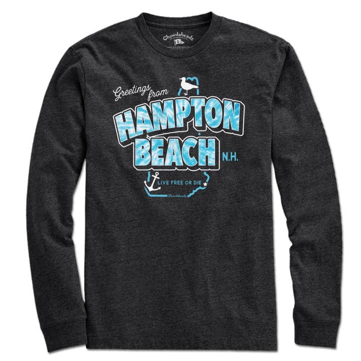 Greetings From Hampton Beach T-Shirt for wholesale by Chowdaheadz