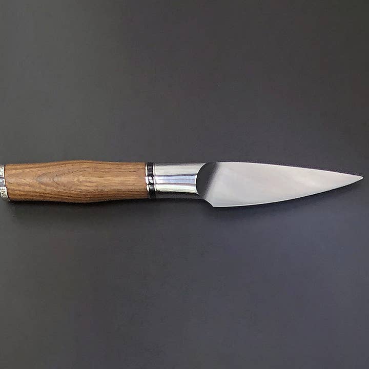 Black Walnut Handle - 4 Inch Pairing Knife for wholesale by Craftstone Knives