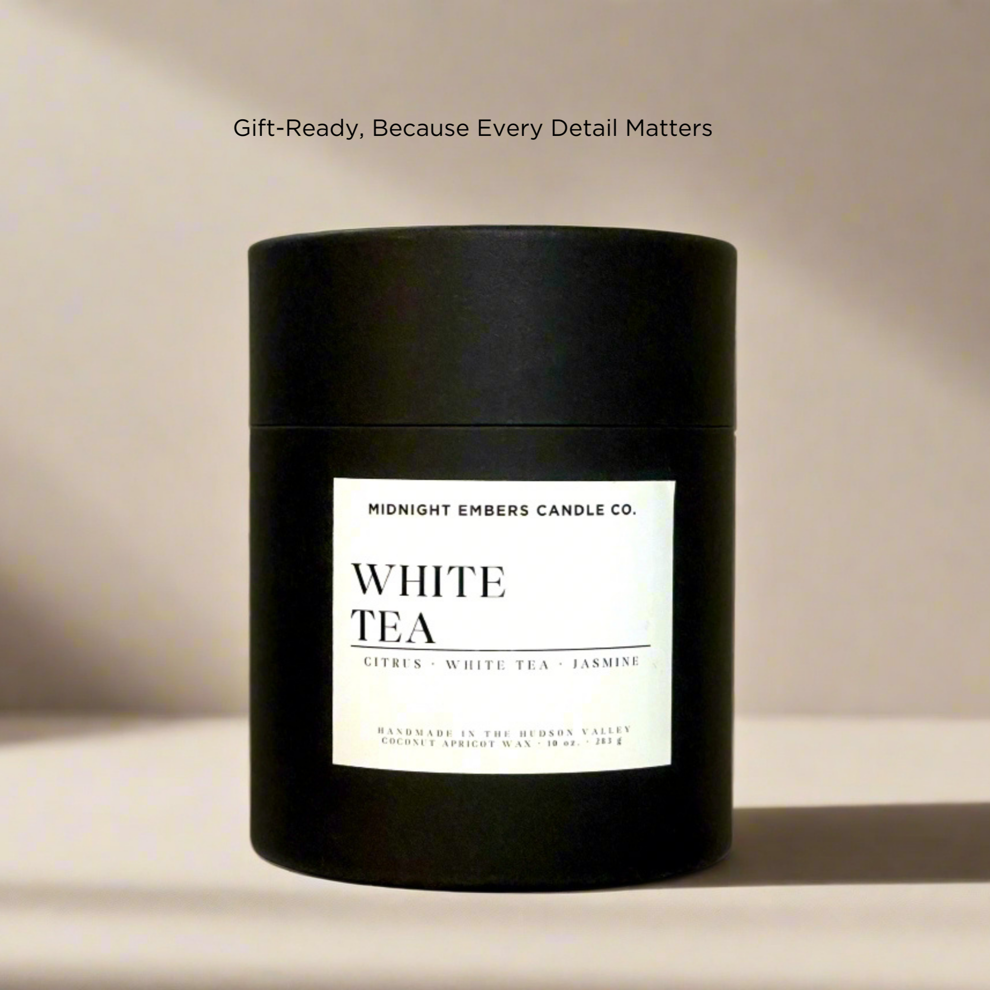 Midnight Embers Candle Co. - Vente Bougie en bocal - Bougie Hearth + Home 10 oz. Parfaites Fêtes Noël 20251