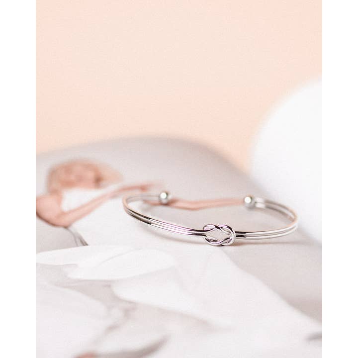 Bowie & Co - Vente Bracelet manchette - Bracelet à double nœud2