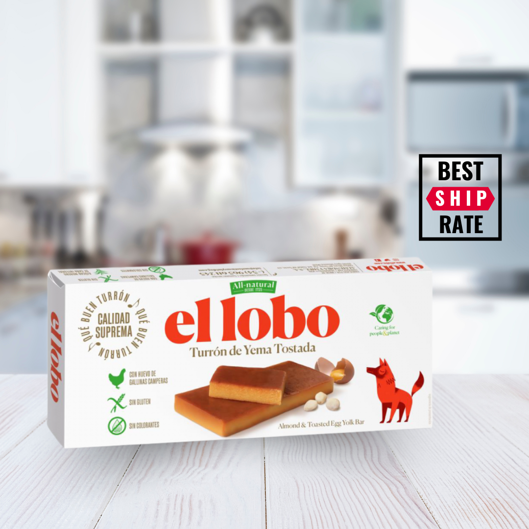 Casacella Foods - Wholesale Nougat - El Lobo Turrón Toasted Yolk 150 g0
