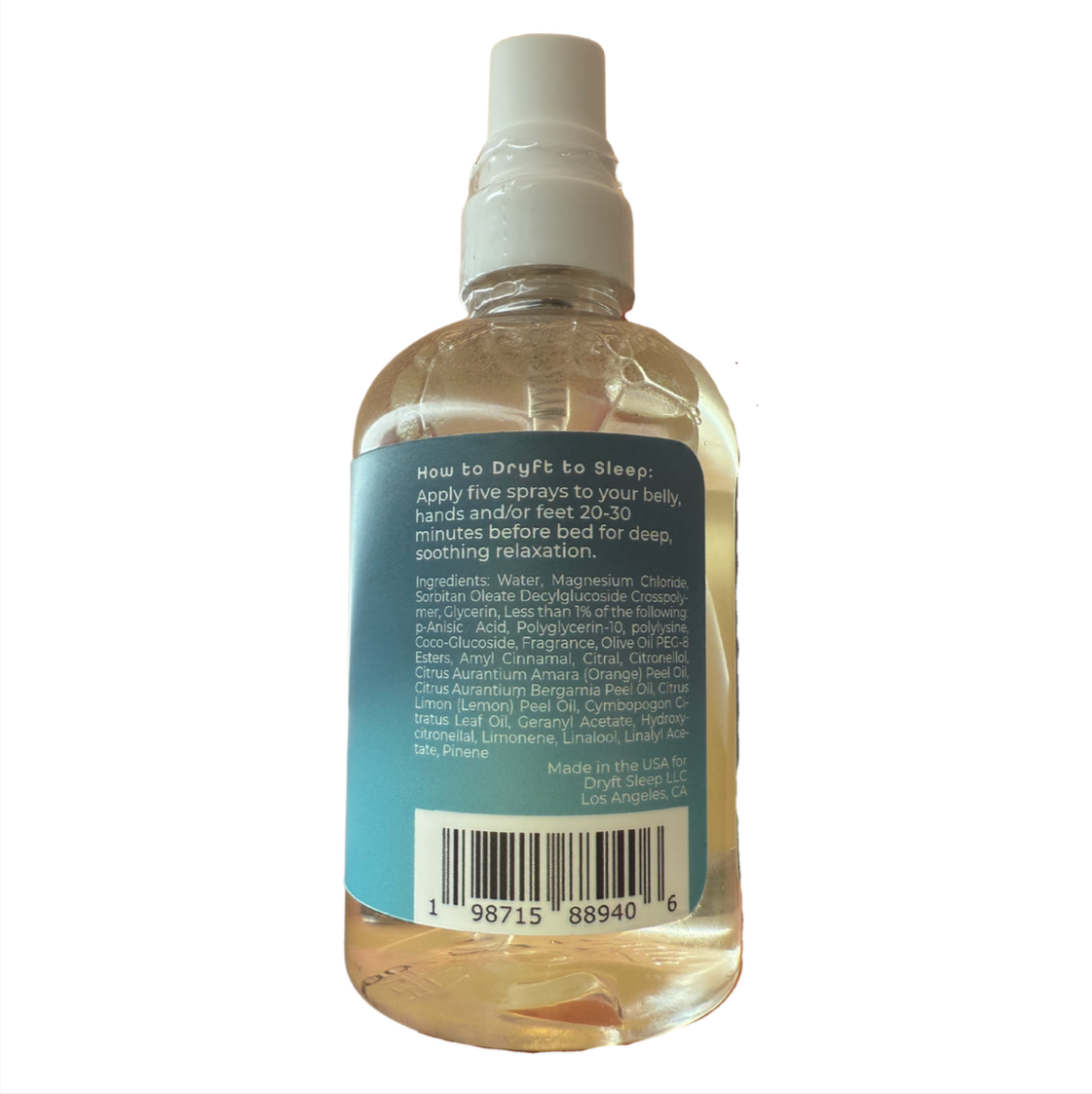 Dryft Sleep LLC - Wholesale Sleep/eye mask - Magnesium Sleep Skin Spray (Topical Magnesium Bodycare) 3