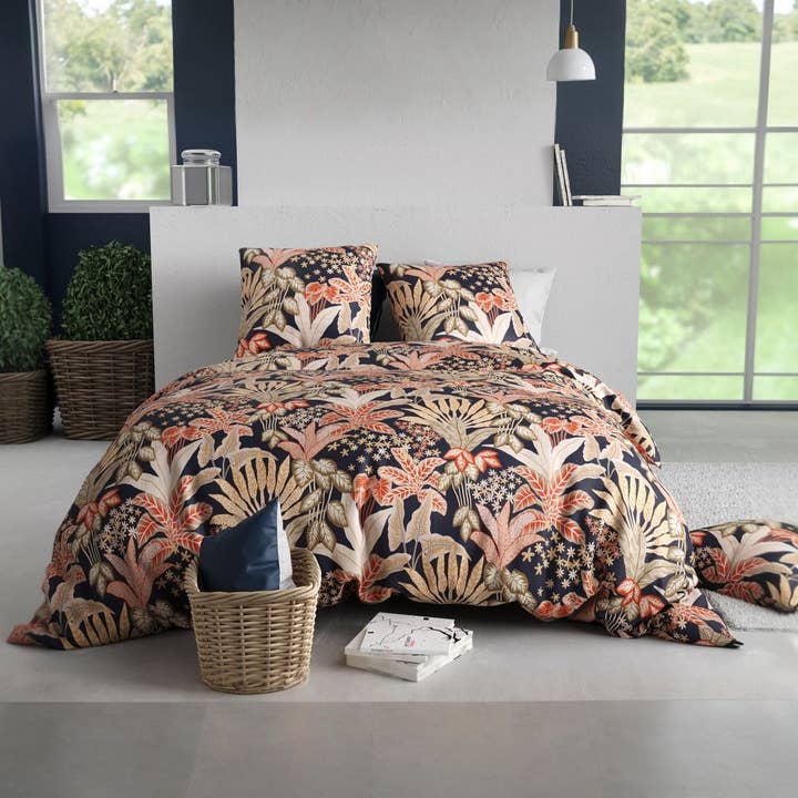 Parure de lit 240x260 cm Coton 57 fils Louisiane pour la vente par Housse De Rêve