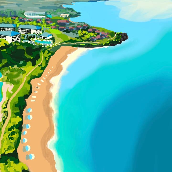 Imprimé Wailea Matted pour la vente par Paradise Now Hawaiʻi