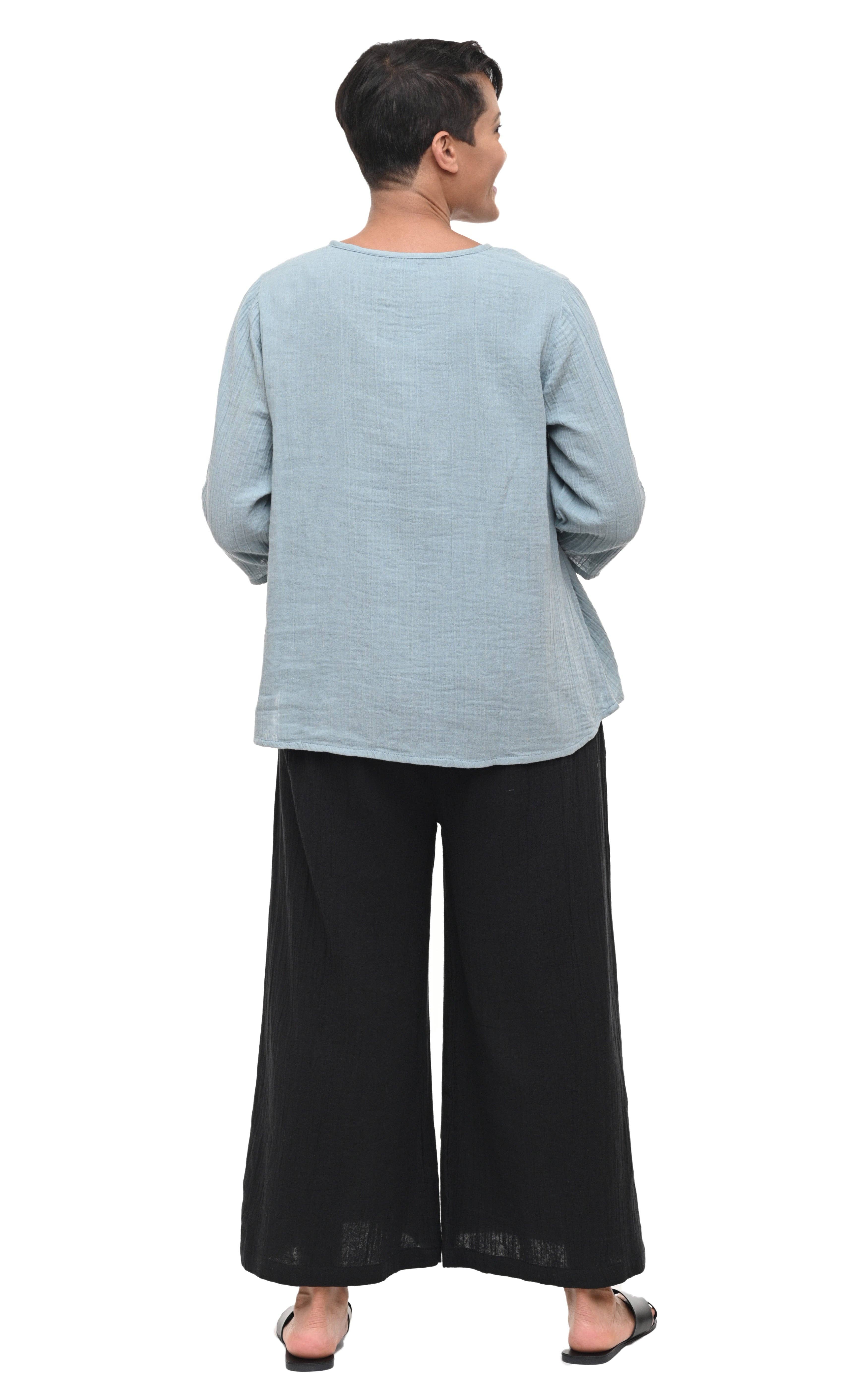 Tulip Clothing - Wholesale Blouse - Women's - VCG365 Olga in Abyss2