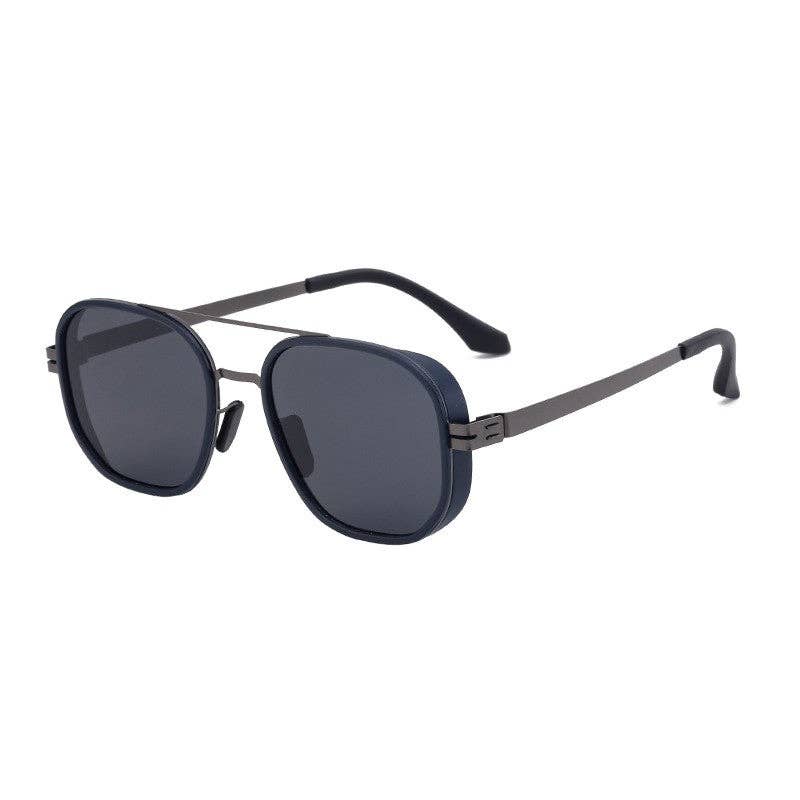 Mirazshoes WholeSale - Wholesale Sunglasses - Men's - Men's Fashion Polarized Round Frame Sunglasses1