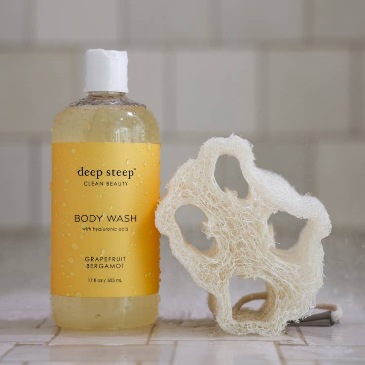 Deep Steep Clean Beauty - Wholesale Body Wash/Shower Gel - Body Wash - Grapefruit Bergamot 17oz3