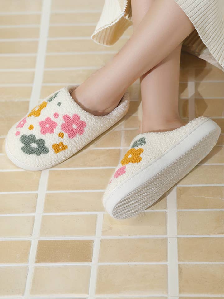 1 the Woman - Wholesale Slippers - Women's - Cute Fruit Cherry Pattern Winter Plush Slippers