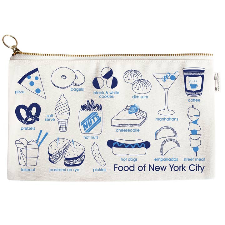 New York City Foodie Slim Pouch for wholesale by Maptote
