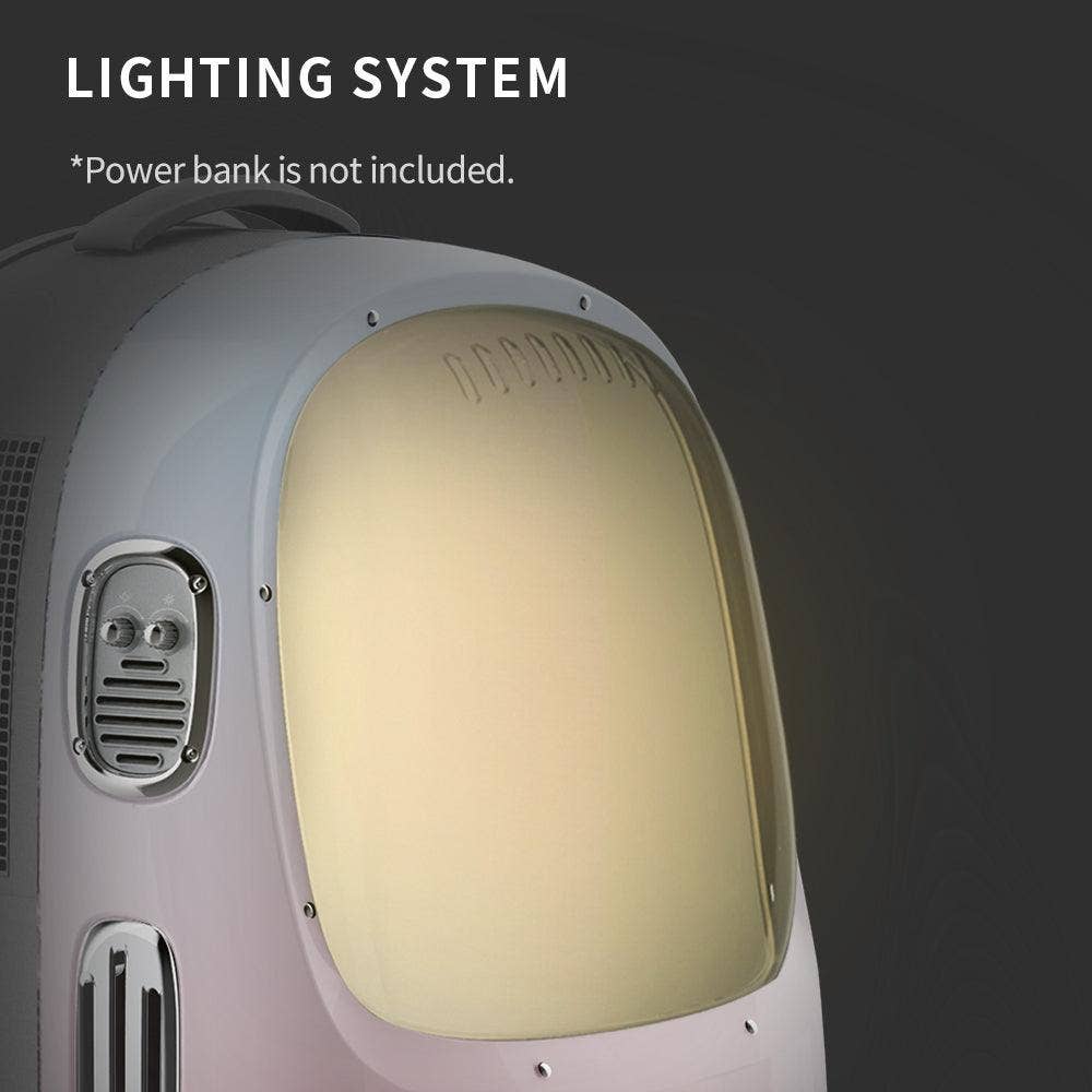 Petpuro - Wholesale Pet Carrier - Cat - PETKIT Breezy 2 Backpack Carrier with Inbuilt Fan & Light – Gradient Blue Pink2