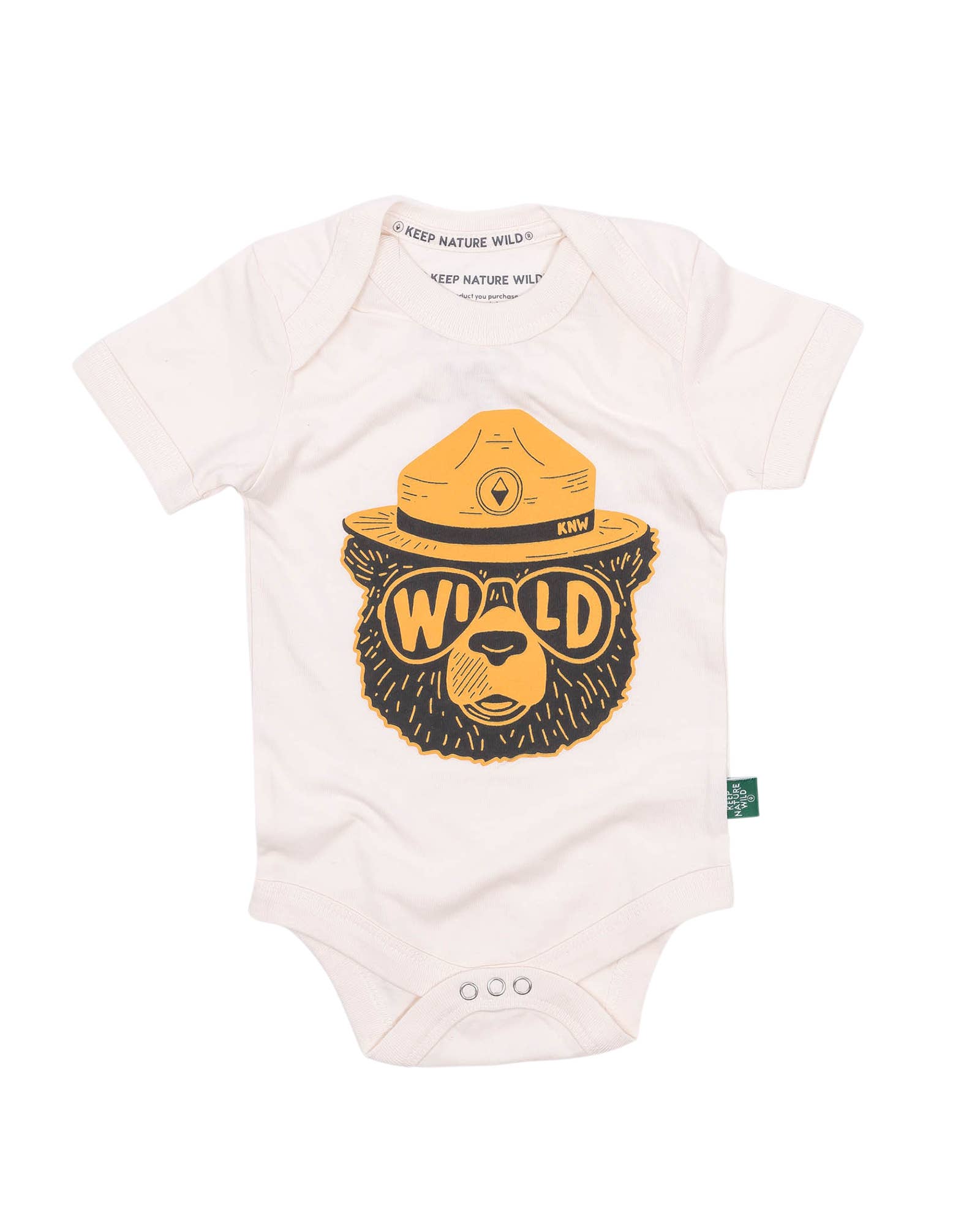 Keep Nature Wild - Wholesale Bodysuit (Non-Footed) - Baby - Wildbear Baby Bodysuit | Natural1