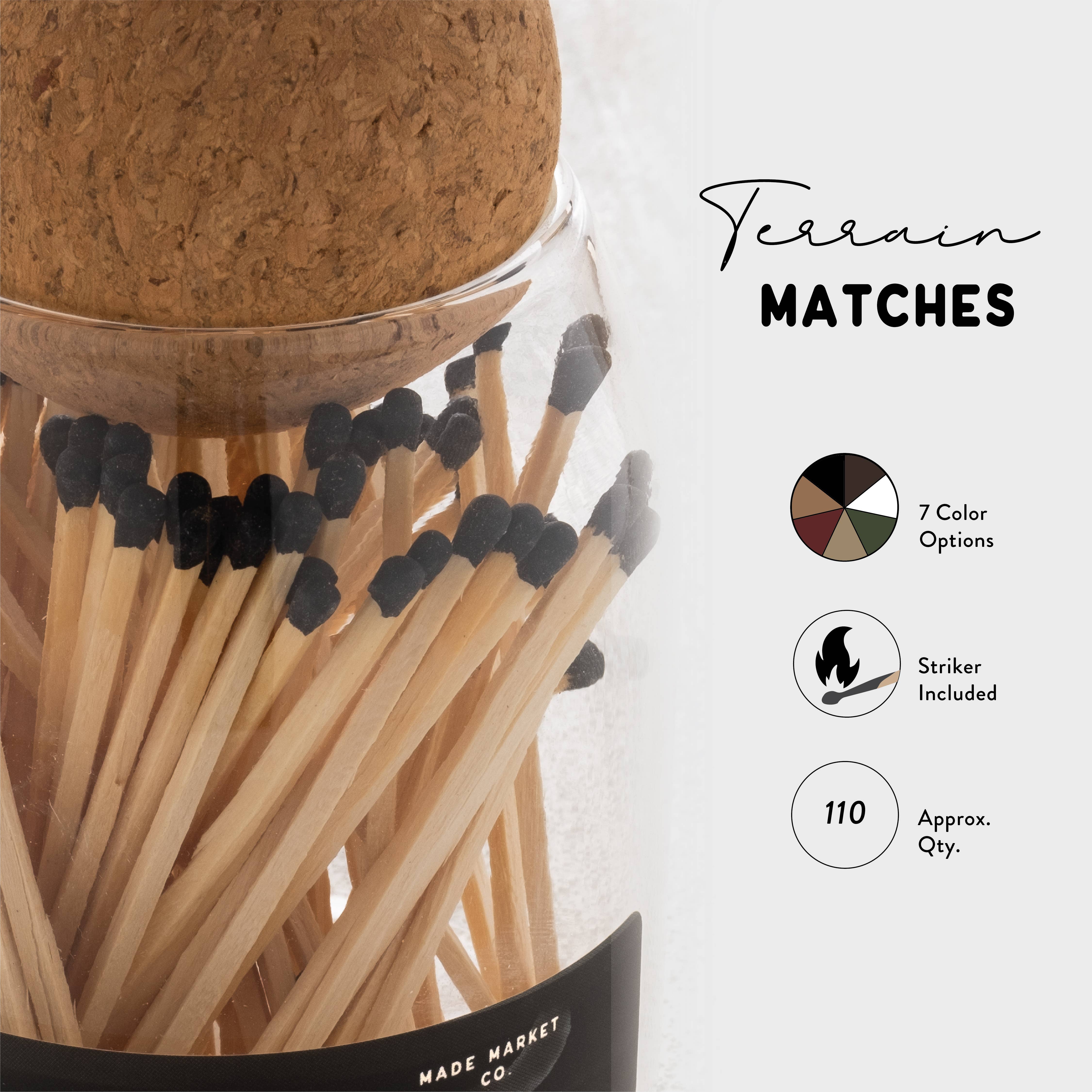 Made Market Co. - Wholesale Matches - Terrain Black Matches2
