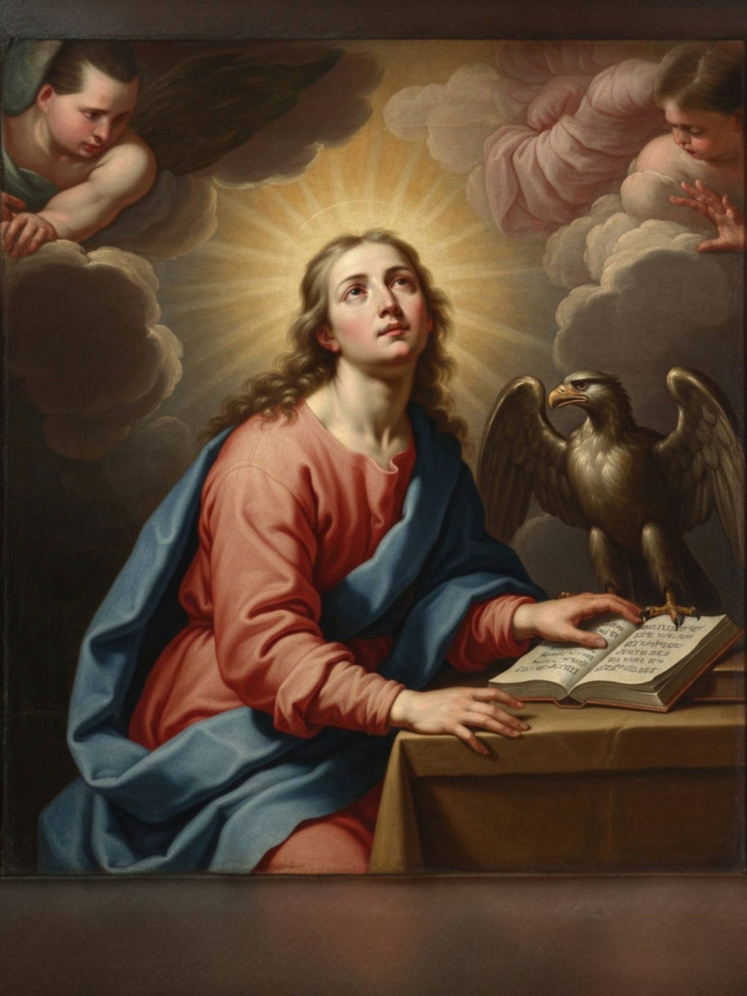 Costa Articoli Religiosi - Wholesale Painting/Drawing - Painting of St. John the Evangelist on canvas, various sizes0