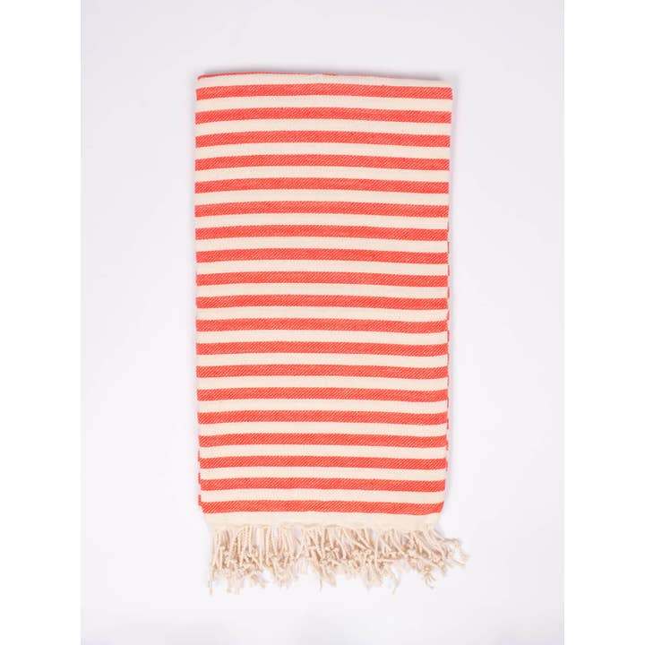 Bohemia Design - Wholesale Beach Towel - Sorrento Holiday Hammam Towel, Orange