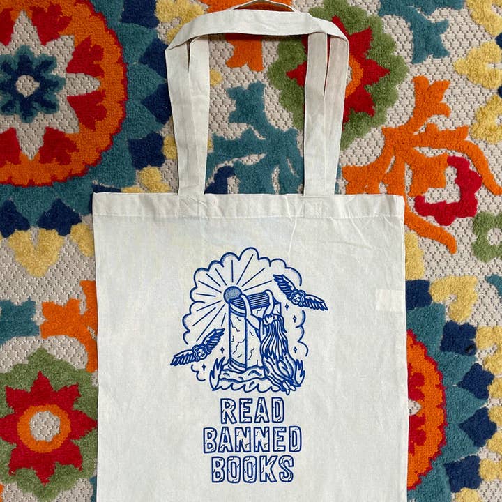 KWT Designs - Wholesale Tote Bag - Women's - Read Banned Books Tote Bag0