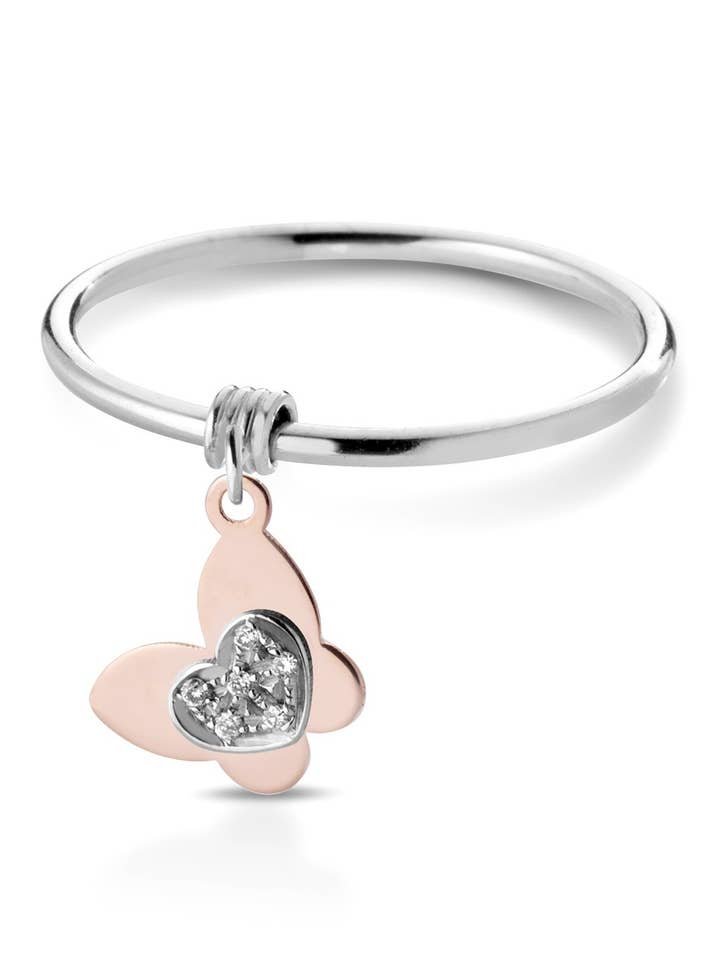 VLINDER HANGER RING voor wholesale door Melissa jewels