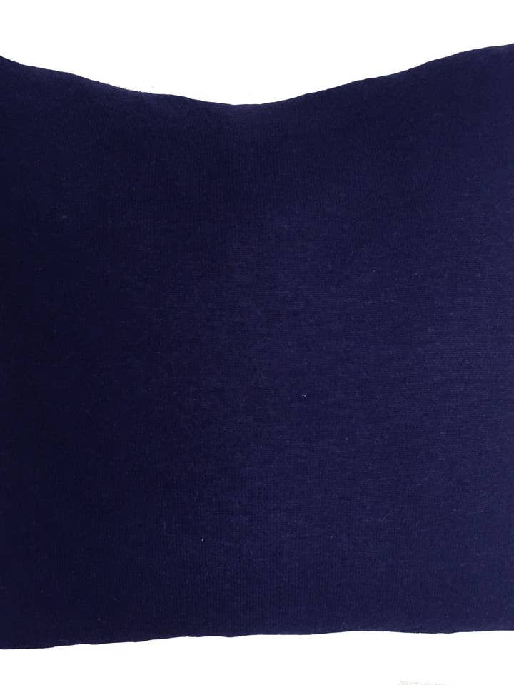 Cashmere pillows navy for wholesale by PRATI