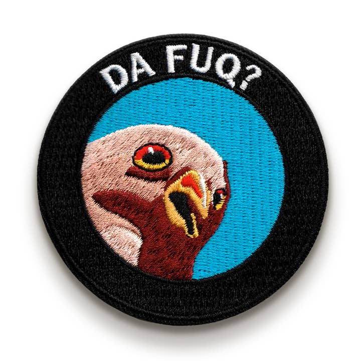 ¿Da Fuq? Parche bordado para venta al por mayor de The Mincing Mockingbird