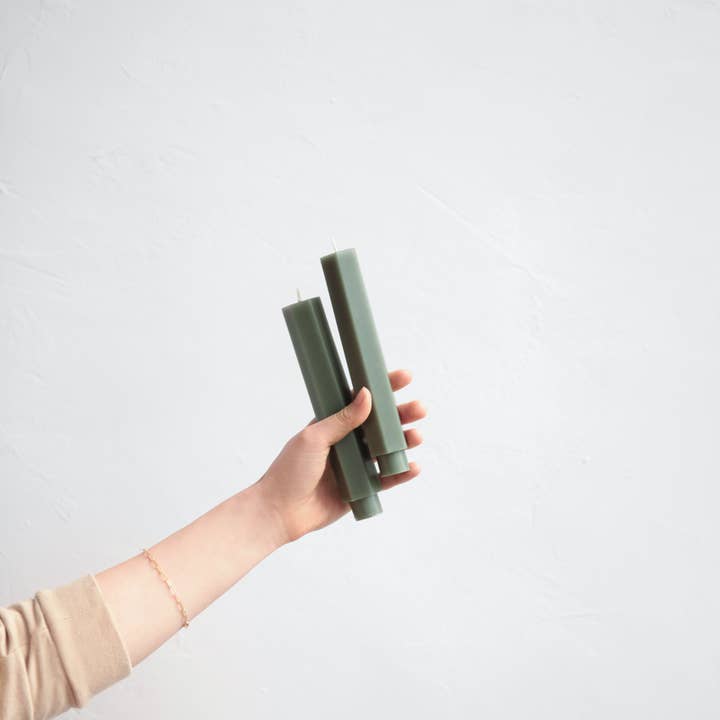 The Floral Society - Wholesale Tapered Candle/Candlestick - 6" Fancy Taper Candles8