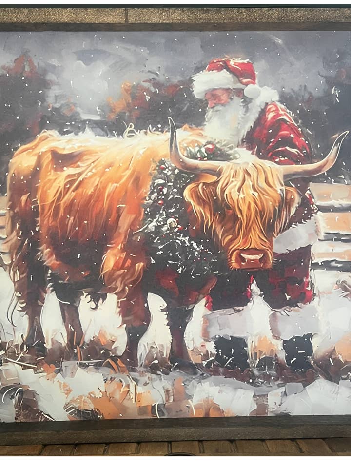 Santa's Helper Farmhouse Sign for wholesale by Stir Crazy Signs