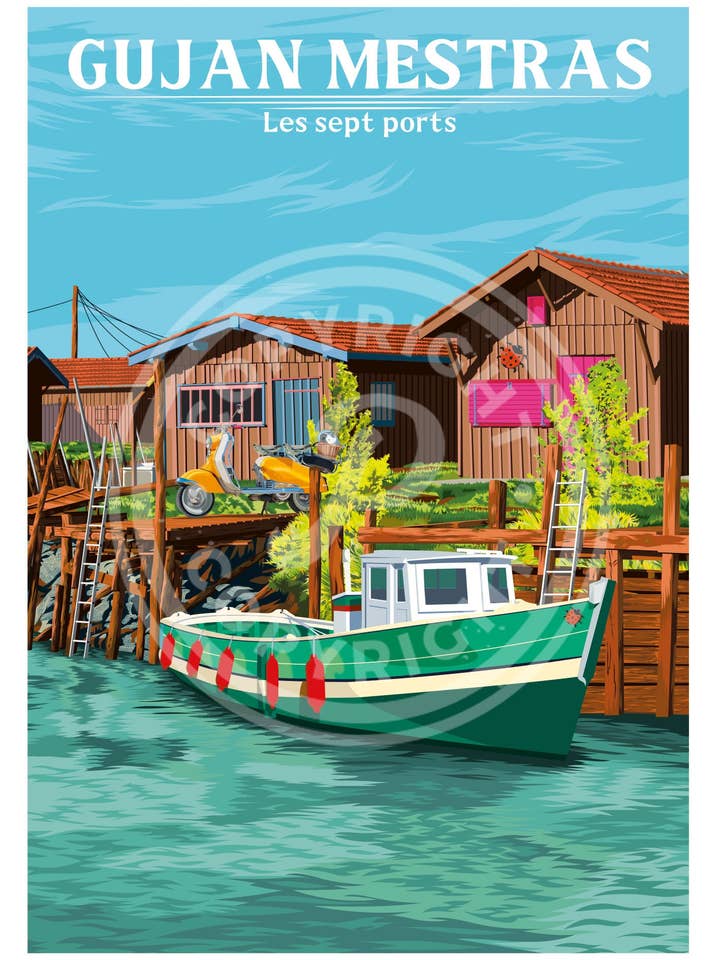 CARTAZ DE GUJAN MESTRAS - 50X70 CM por atacado de Printymania