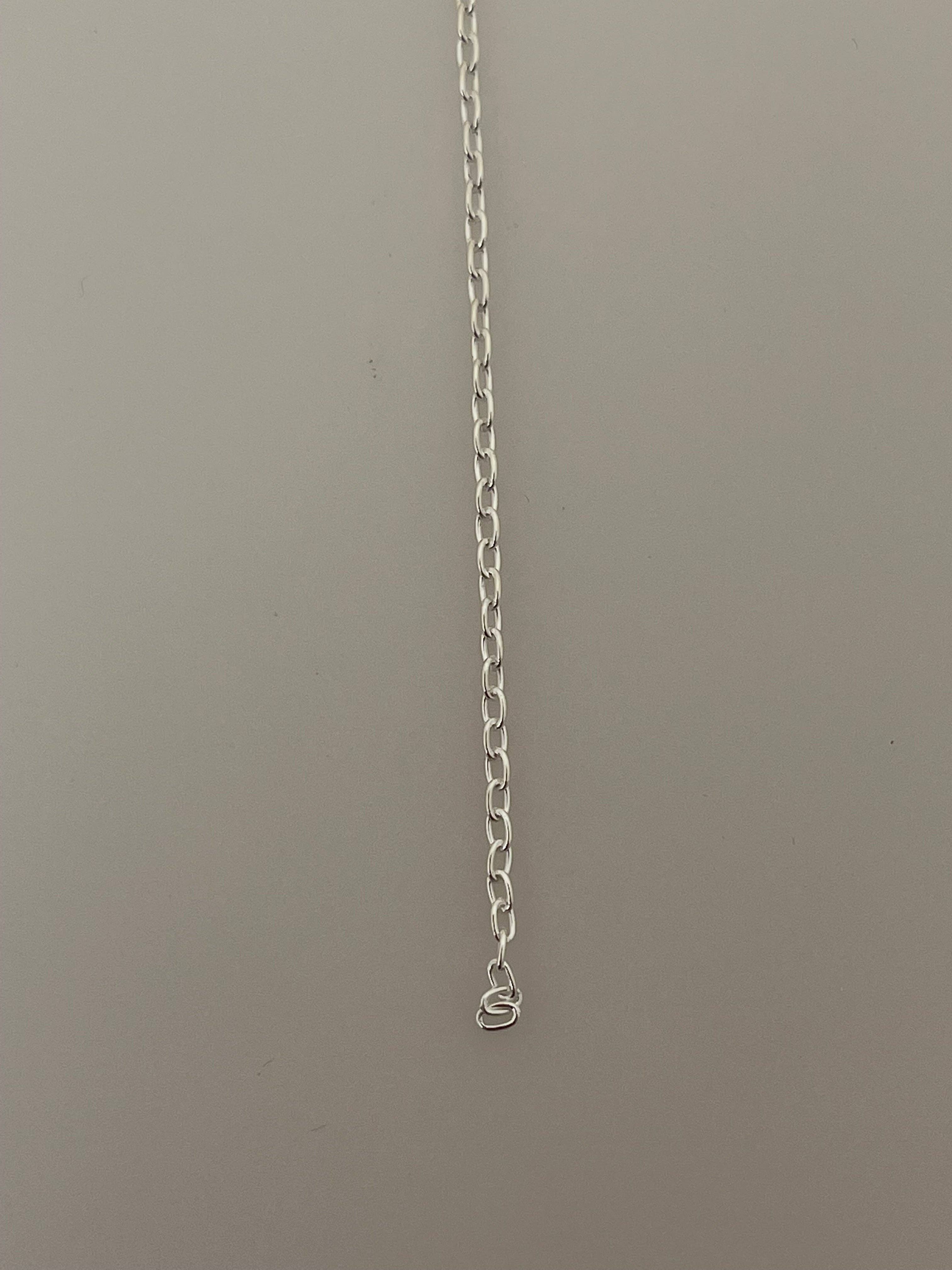 Purity Beads - Wholesale Craft Supplies - Sterling Silver Chain 925 Sterling Silver all the way through, Flat long Cable Chain | 1 Foot5