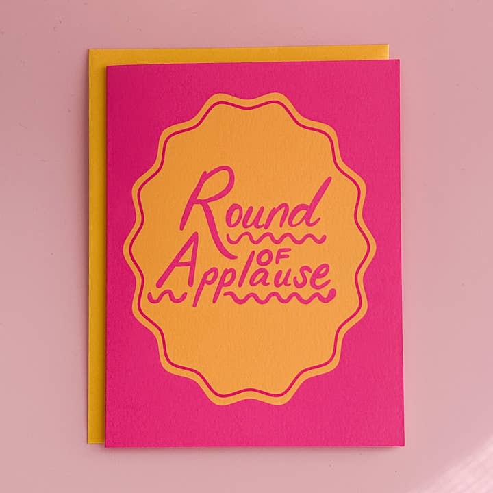 Round of Applause - Greeting Card for wholesale by Ashley Frye Studio