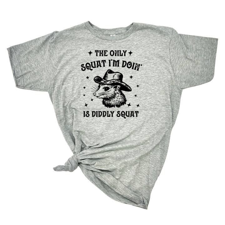 THE ONLY SQUAT I'M DOING T-SHIRT for wholesale by dkhandmade