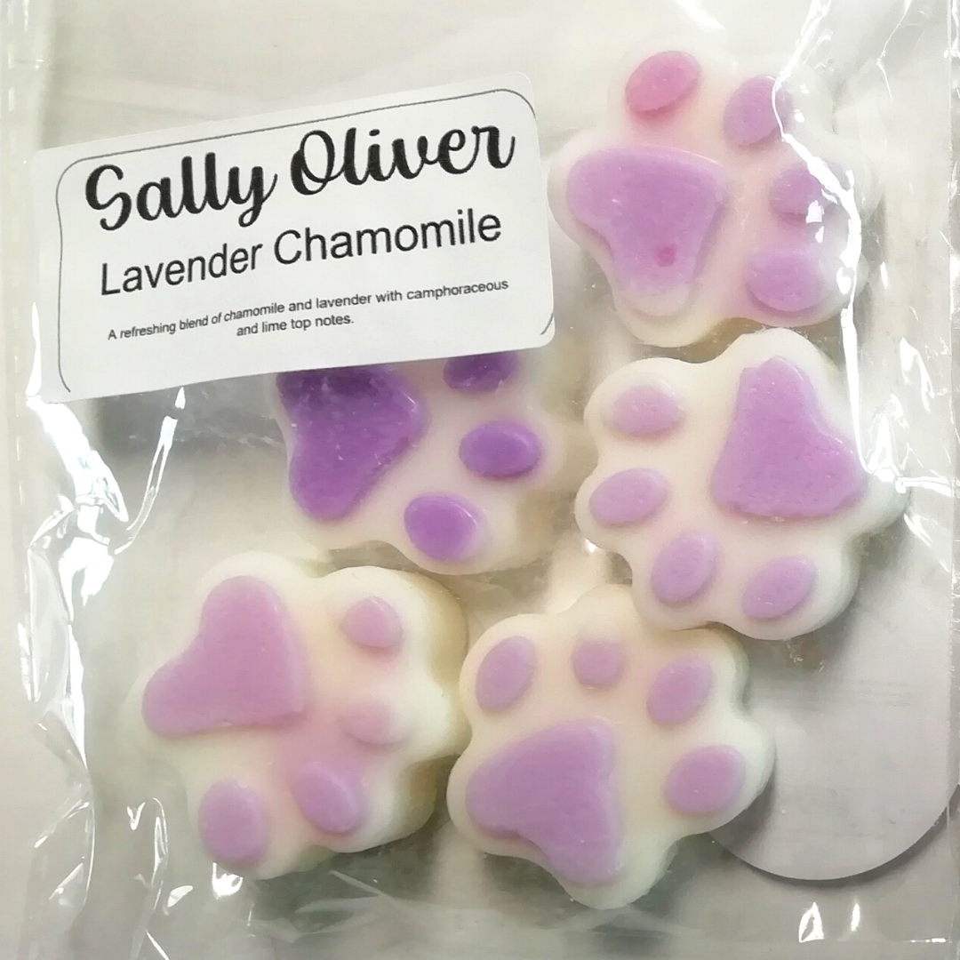 Sally Oliver - Vente Fondants - Wax Melt Paw Print Shape2