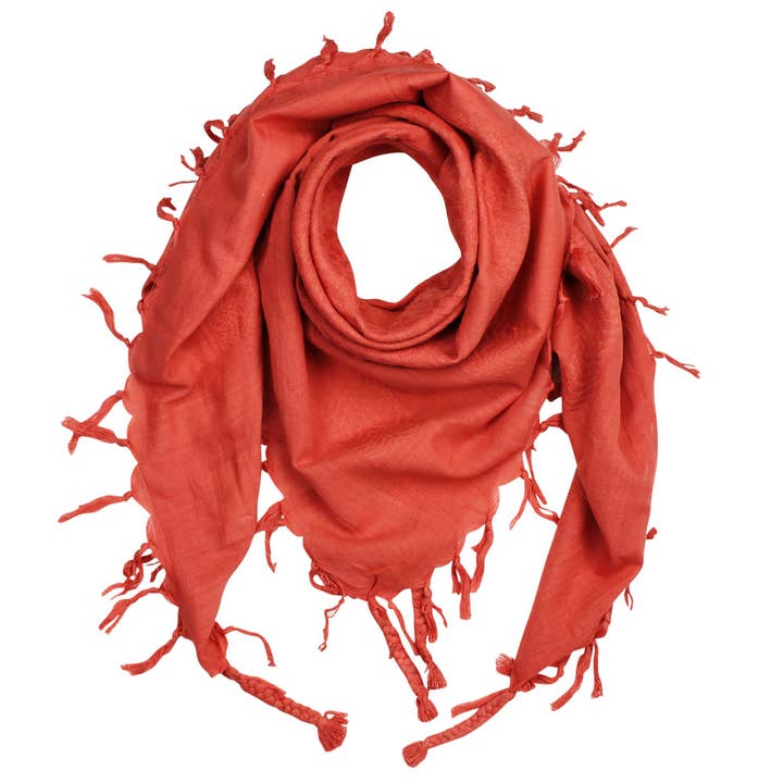 Paluch - Terracotta - Terracotta - Kufiya PLO cloth for wholesale by Tribal Trade GmbH