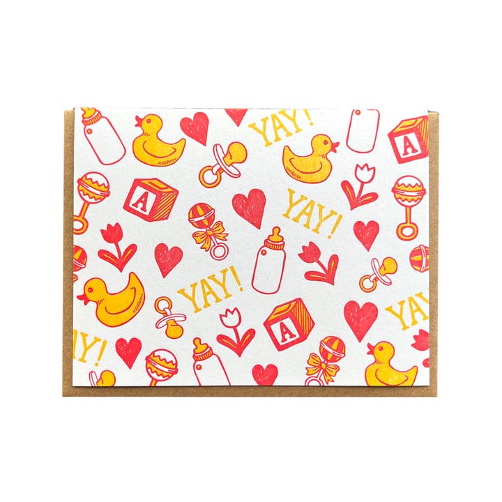 Tarjeta de Patrón para Bebé (ANTIGUA) para venta al por mayor de Noteworthy Paper & Press