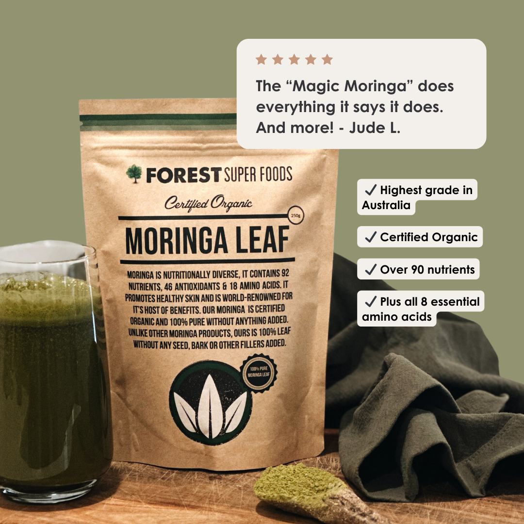 Forest Super Foods - Wholesale Protein/Superfood Powder - Organic Moringa Leaf Powder1