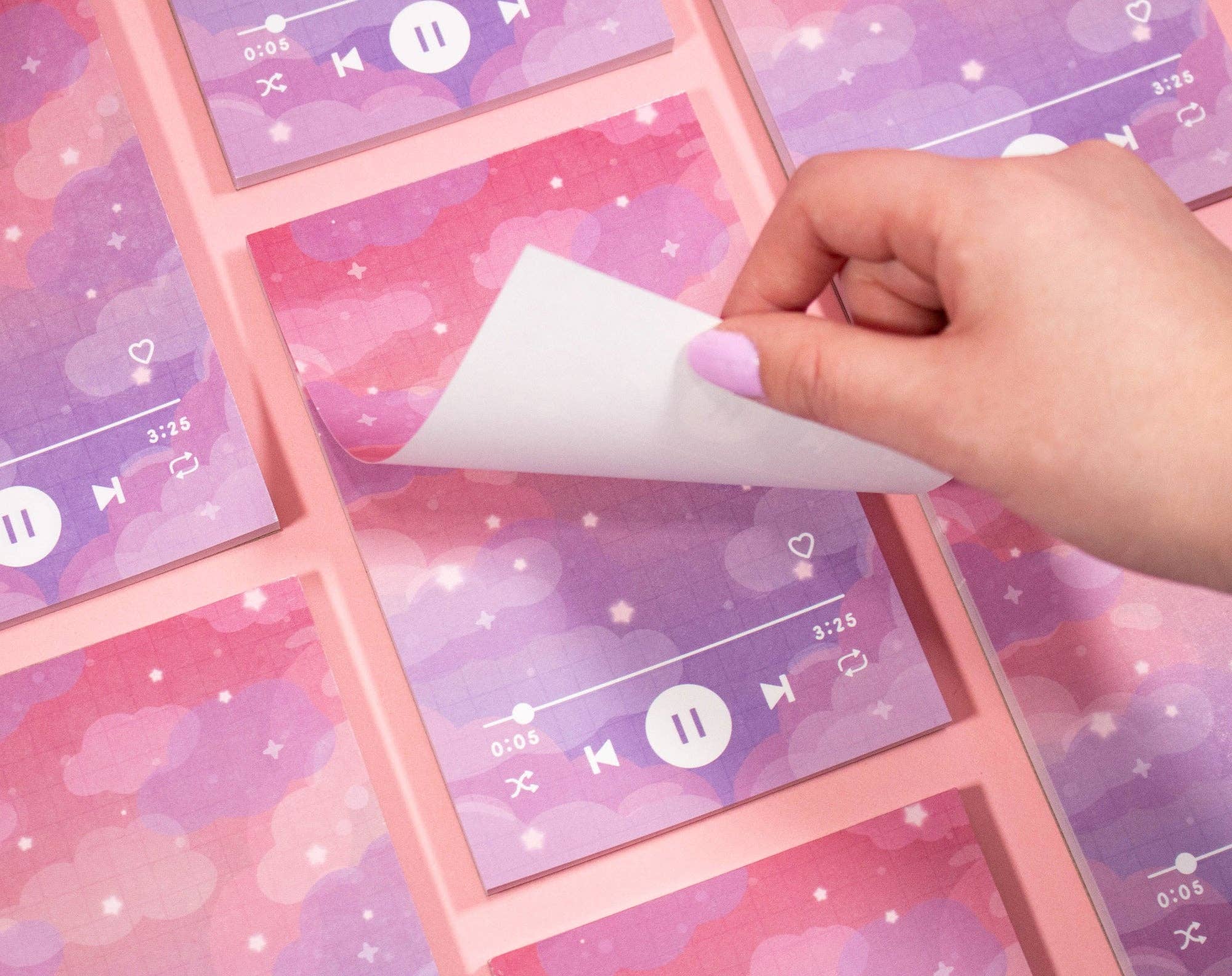 Unicorn Eclipse - Wholesale Notepad - Sunset Music Player Notepad3