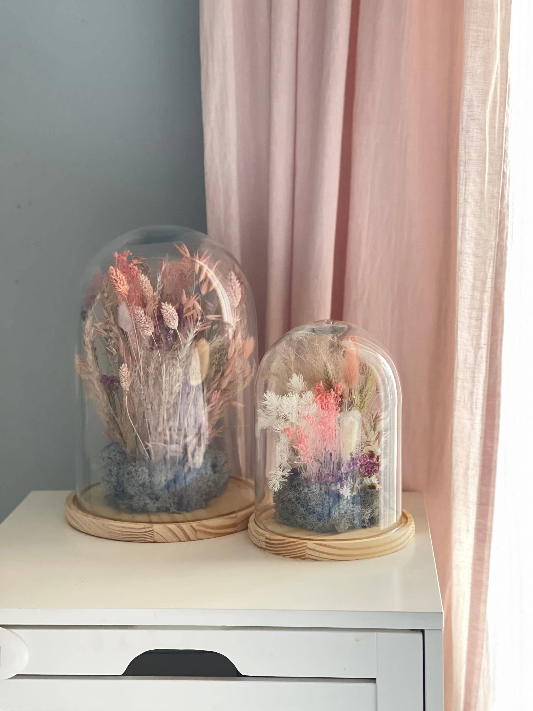 Nema Concept – wholesale Dried/pressed flowers – Dried Flowers Glass Dome | Glass Bell | Dried Flowers | Home Decor | Gift Ideas | Dried Flower Arrangements|Cloche| Rustic | Boho Decor..7